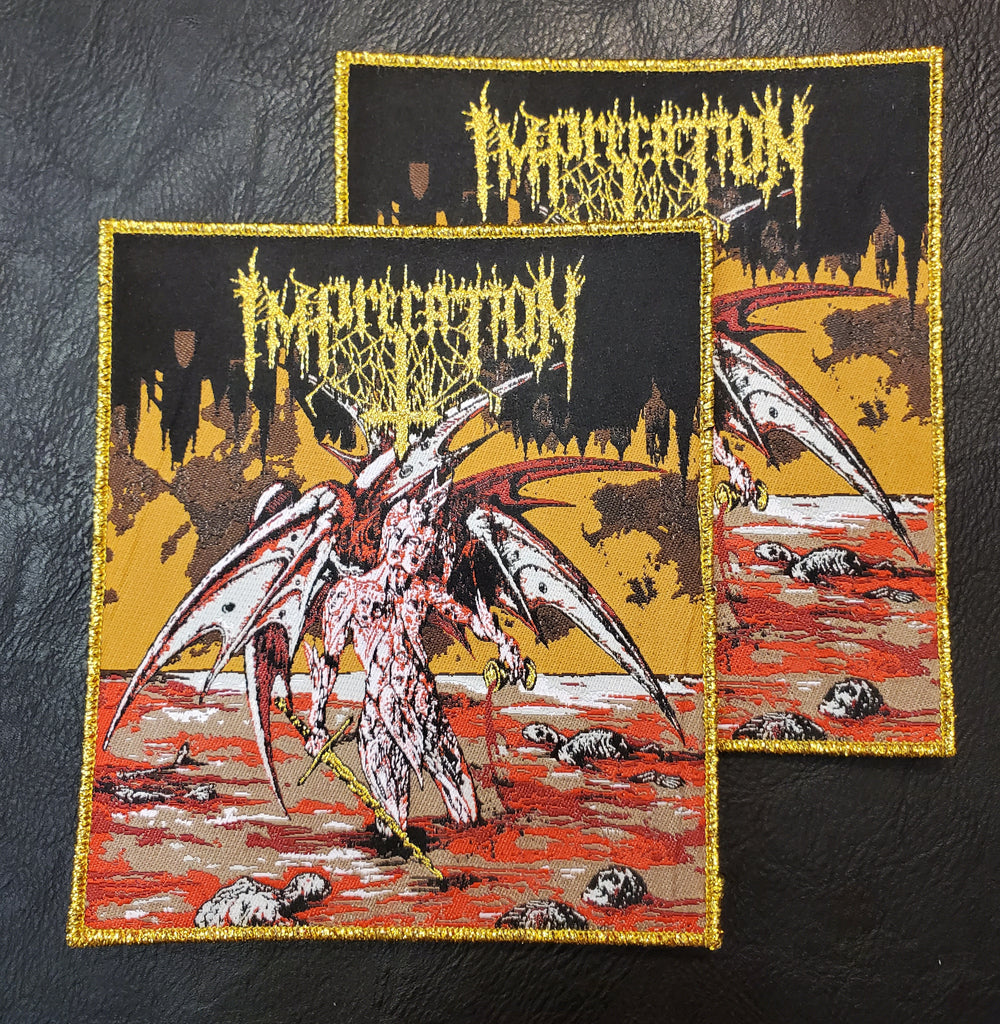 IMPRECATION "In Nomine Diaboli" Official patch (gold border)