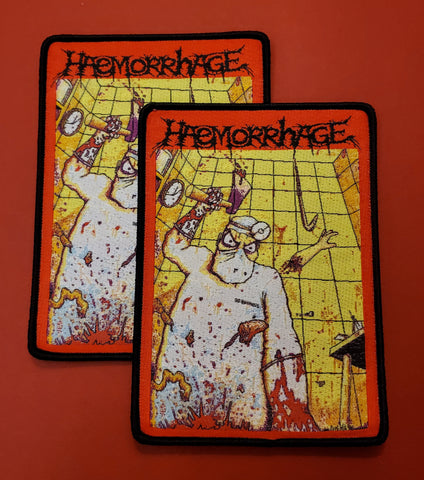 HAEMORRHAGE "Grume" Official patch (black border)