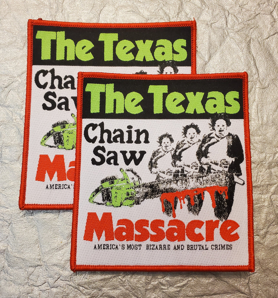 THE TEXAS CHAINSAW MASSACRE "Leatherface" Patch (red border)