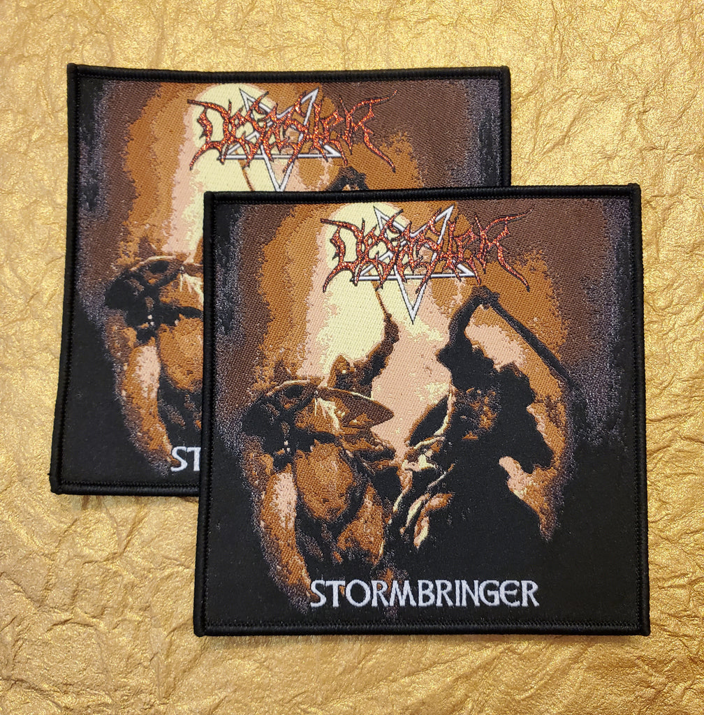 DESASTER "Stormbringer" Official Patch (black border)