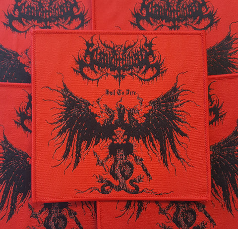 SLAUGHTBBATH "Hail To Fire" official patch (red border)