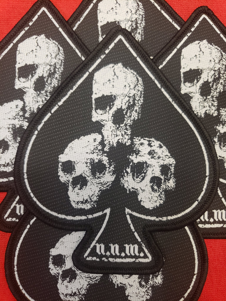 N.N.M. (neanderthal noise machine) "Spade of Skulls" patch