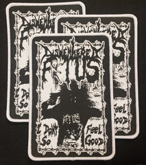 DISMEMBERED FETUS "I Don't Feel So Fuckin Good" Official demo patch (white border)