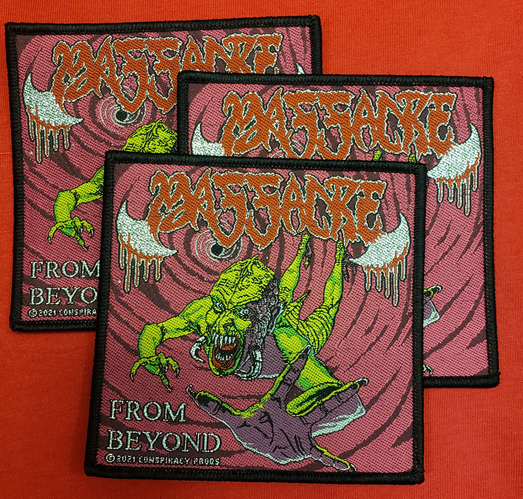 MASSACRE "From Beyond" woven patch