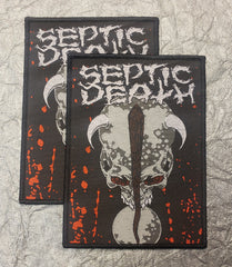 SEPTIC DEATH "Horned Skull" patch